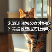 米酒汤圆怎么煮才好吃？掌握这些技巧让你秒变甜品大师！（图1）