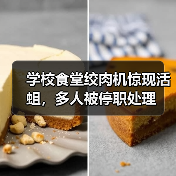 学校食堂绞肉机惊现活蛆，多人被停职处理（图2）