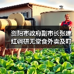 资阳市政府副市长张建红调研无堂食外卖及叮叮集市食品安全工作(图2) 资阳市政府副市长张建红调研无堂食外卖及叮叮集市食品安全工作(图2)