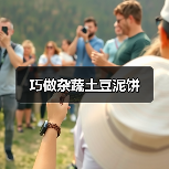 巧做杂蔬土豆泥饼（图1）