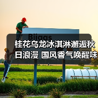 桂花乌龙冰淇淋邂逅秋日浪漫 国风香气唤醒味蕾(图1) 桂花乌龙冰淇淋邂逅秋日浪漫 国风香气唤醒味蕾(图1)