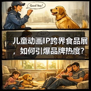 儿童动画IP跨界食品展，如何引爆品牌热度？（图2）